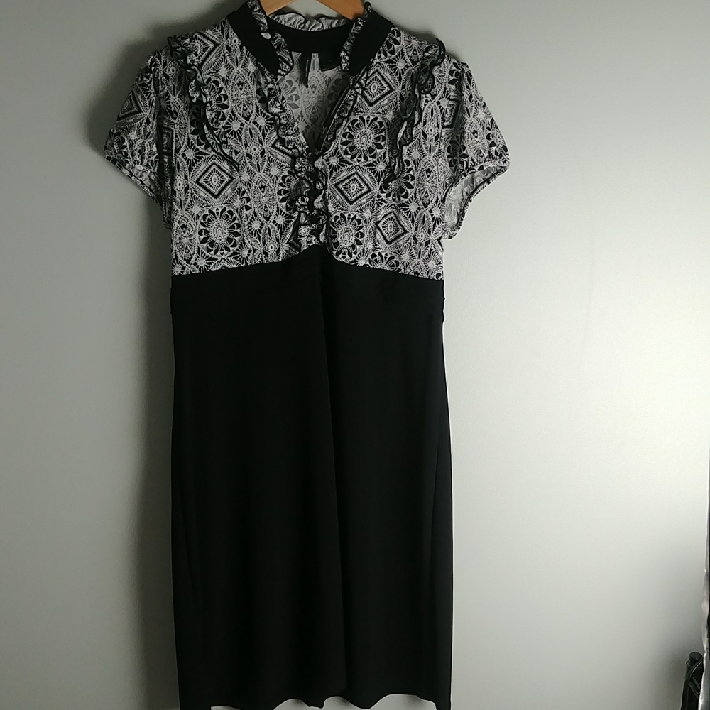 New Directions Floral Top Dress